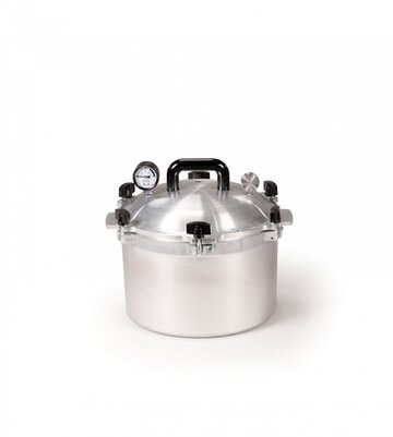 新品 アルミ製圧力鍋　約28L　#930 イメージ3