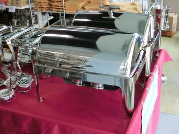 未使用バイキング用チェーフイング ダブル(ヒーター付) イメージ2