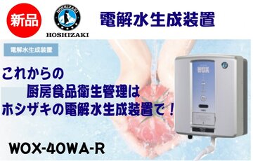 新品　ホシザキ　電解水生成装置　WOX-40WA-R