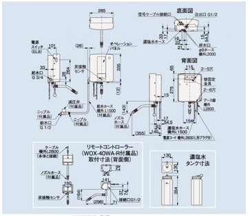 新品　ホシザキ　電解水生成装置　WOX-40WA-R イメージ3