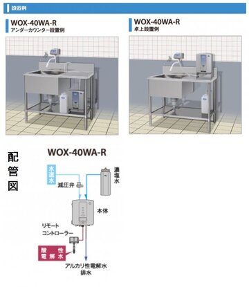 新品 ホシザキ 電解水生成装置 WOX-40WA-R イメージ5