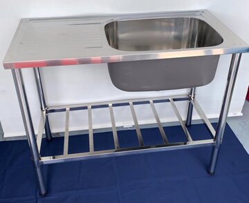 未使用 1槽台付シンク DIY-10050N イメージ1