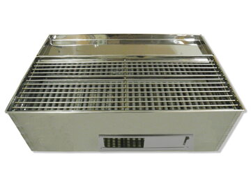 新品､やきとり焼き台(ステンレス製)　炭使用品 イメージ2