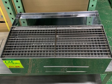 新品､やきとり焼き台(ステンレス製)　炭使用品 イメージ3