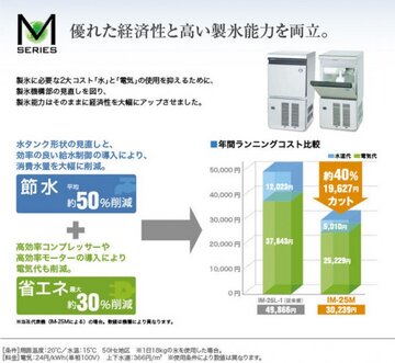 新品ホシザキ　製氷機　IM-45M-2　 イメージ4